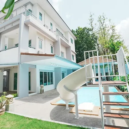 906 Bangkok City Center Single Pool Villa Bts Asok 5 Bedrooms 6 Bathrooms